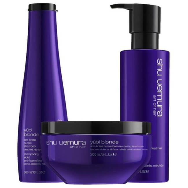 Shampoing violet anti mauvais-reflets Yubi Blonde Shu Uemura 300ML