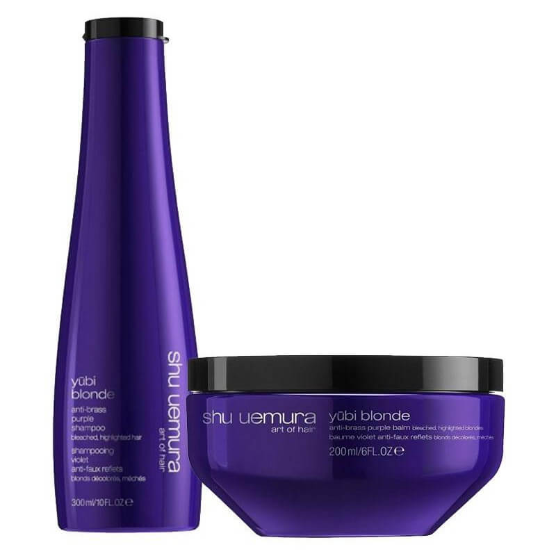 Duo Champô + Máscara anti-reflexos Yubi Blonde Shu Uemura