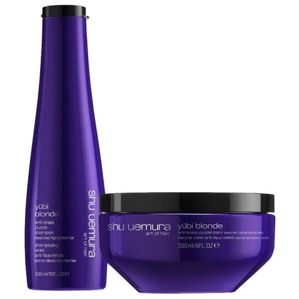 Duo Shampooing + Masque anti-reflets Yubi Blonde Shu Uemura