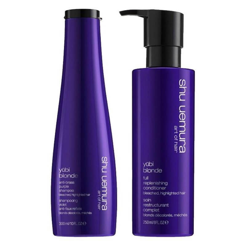 Duo Shampoo + Conditioner tegen ongewenste tinten Yubi Blonde Shu Uemura