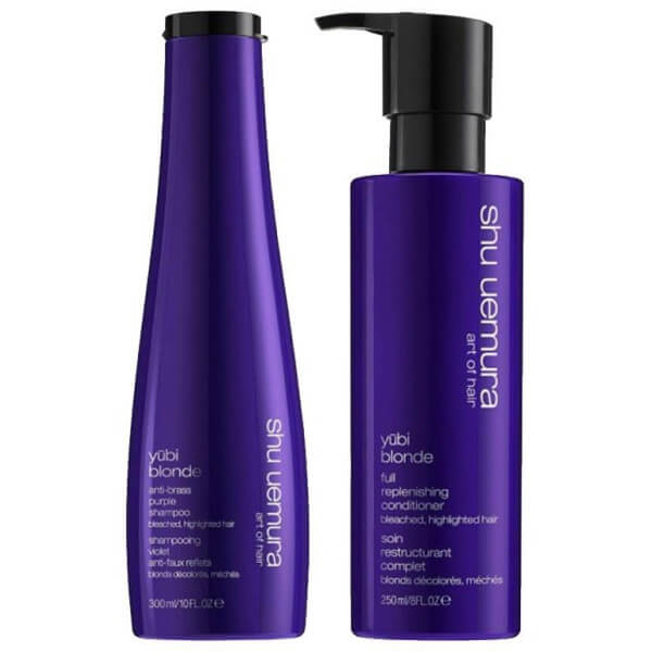Duo Shampoo + Conditioner tegen ongewenste tinten Yubi Blonde Shu Uemura Duo Shampoo + Conditioner tegen ongewenste tinten Yubi Blonde Shu Uemura