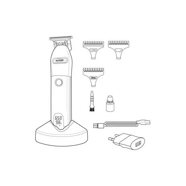Tondeuse Artik Trimmer Zero cabelo e barba Kuster