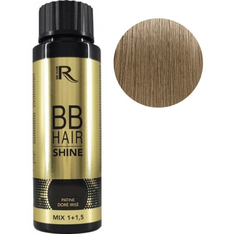 Kleuring BBHair Shine 9.13 zeer licht asblond goud 60ML