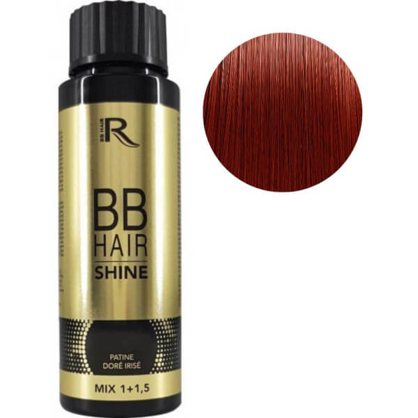 Coloración BBHair Shine 7.66 rubio rojo intenso 60ML.