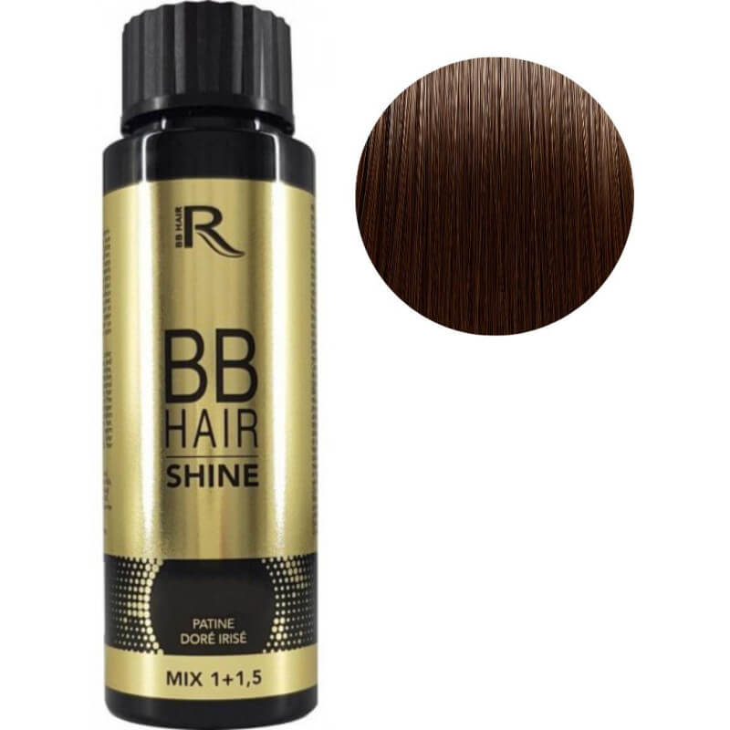 Kleuring BBHair Shine 5.34 goudblond koperachtig kastanje 60ML