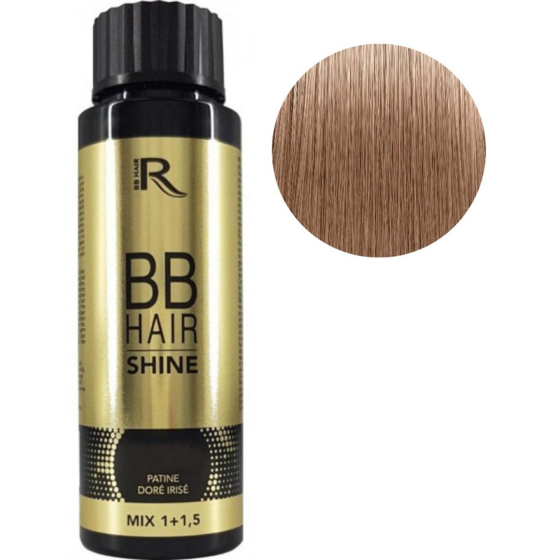 Colorazione per capelli BBHair Shine 9.21 biondo molto chiaro iridescente cenere 60ML.