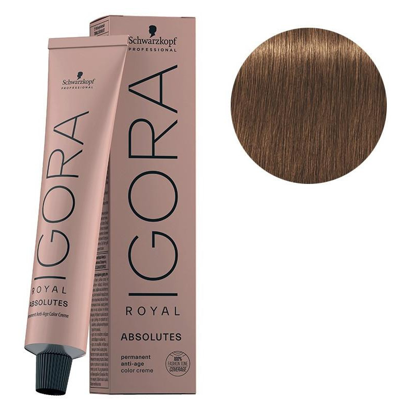 Igora Royal Absolutes 7-60 - Biondo medio marrone naturale - 60 ml - 