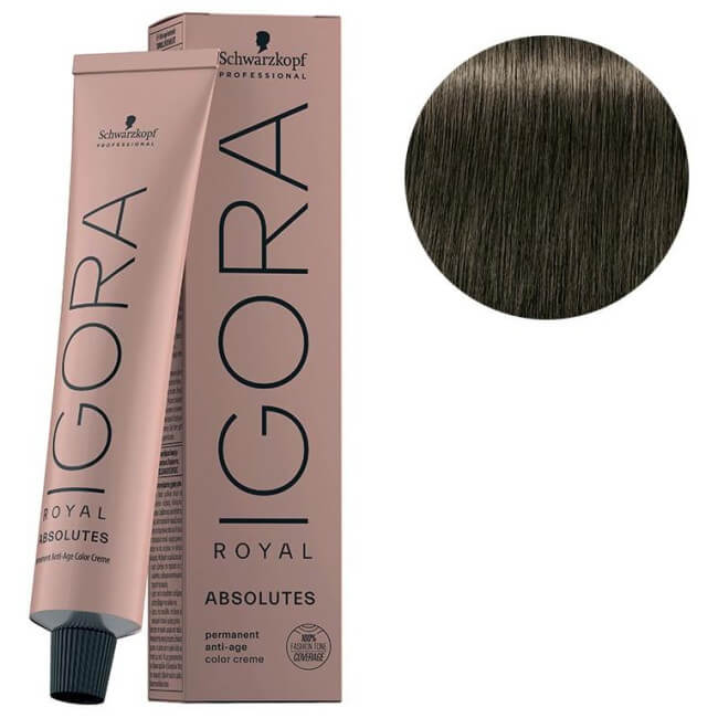 Igora Royal Absolutes 7-10 Loiro Médio Cinza Natural