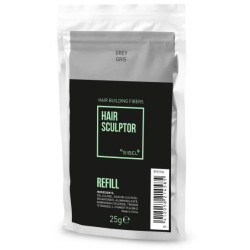 Recarga de fibra Hair Sculptor cinza Sibel 25g