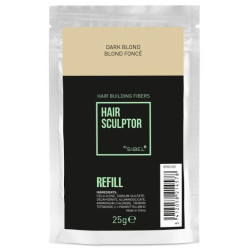 Recarga de fibra Hair Sculptor loiro escuro Sibel 25g