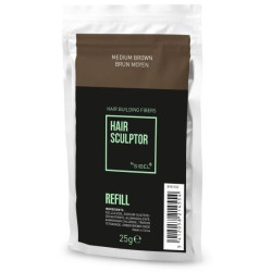 Recharge fibre Hair Sculptor brun moyen Sibel 25g