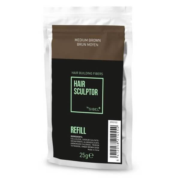 Hervulling voor Hair Sculptor middelbruin Sibel 25g Hervulling voor Hair Sculptor middelbruin Sibel 25g