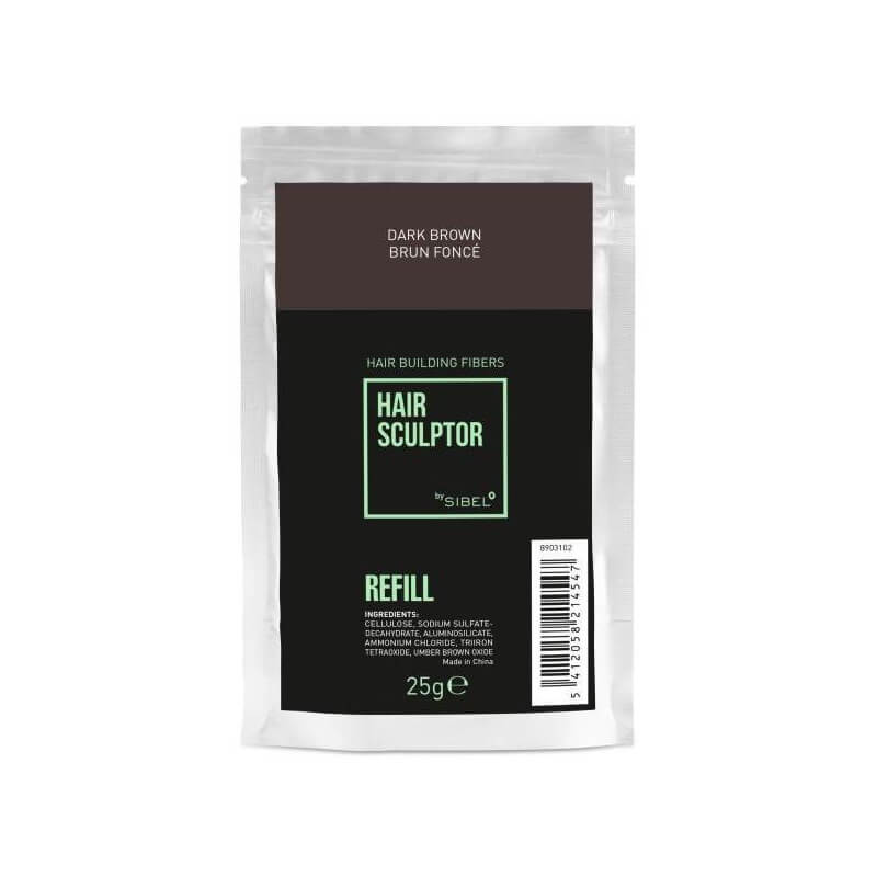 Herlaadvezel Hair Sculptor donkerbruin Sibel 25g