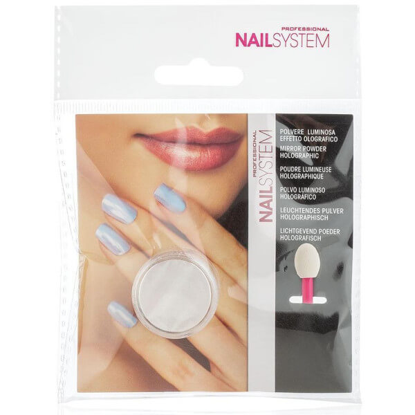 Poudre nail art lumineuse holographique