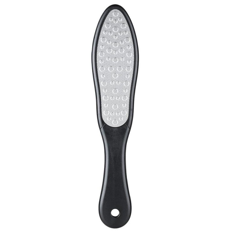 Double-sided pedicure nail file with laser