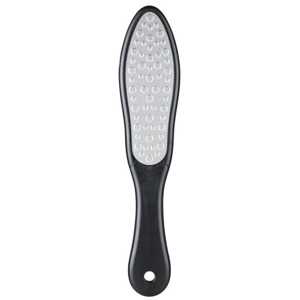 Double-sided pedicure nail file with laser