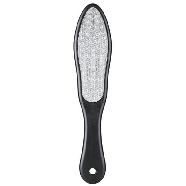 Double-sided pedicure nail file with laser