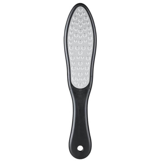 Double-sided pedicure nail file with laser