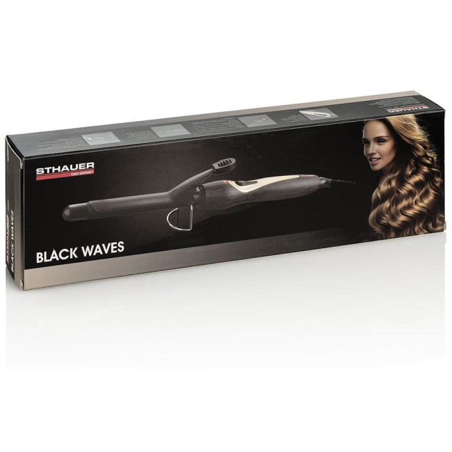 Curling iron Black waves ø19mm by Sthauer