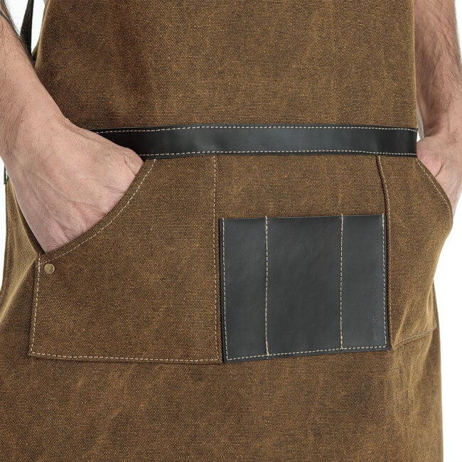 Hairdressing apron Hidalgo Rust