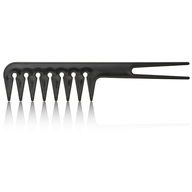 Set of 10 black beard and hair combs