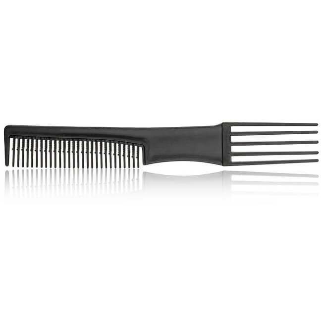 Set van 10 zwarte kammen voor baard en haar