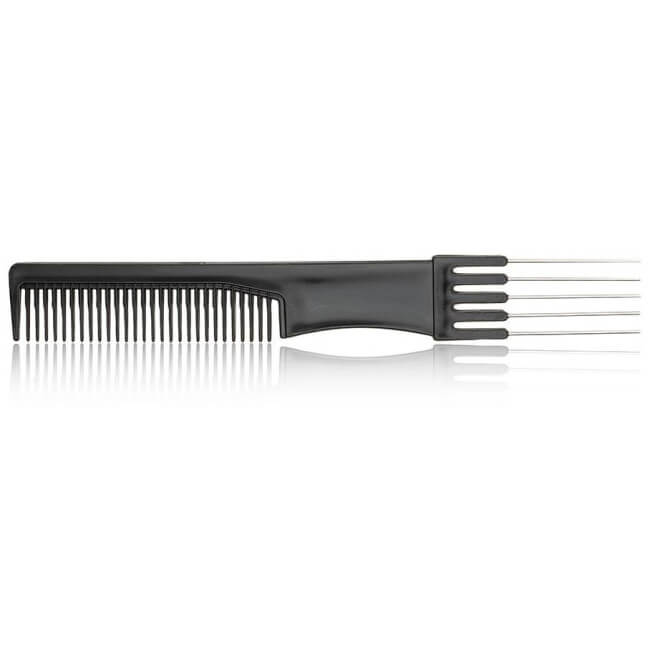 Set of 10 black beard and hair combs