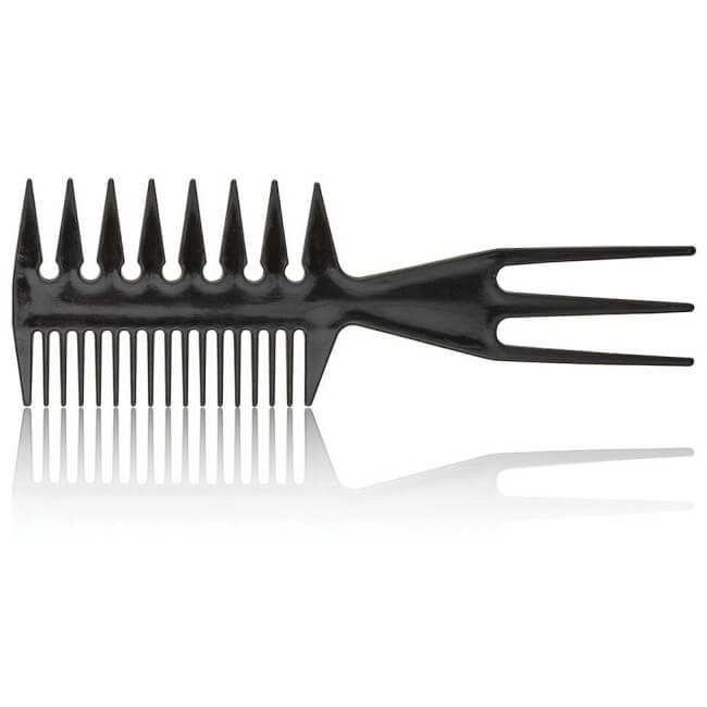 Set of 10 black beard and hair combs