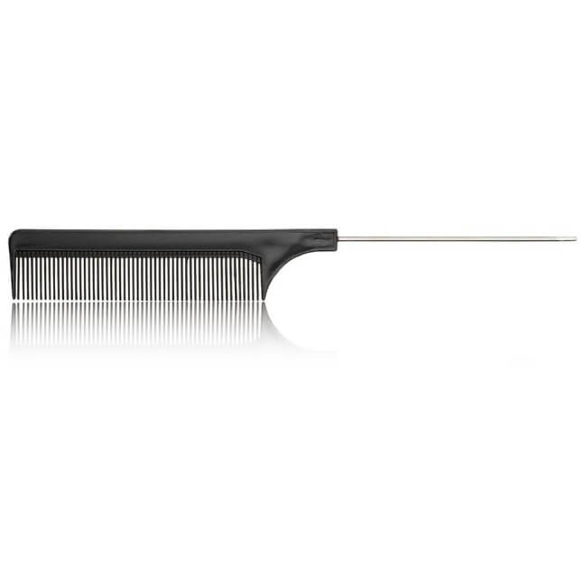 Set van 10 zwarte kammen voor baard en haar