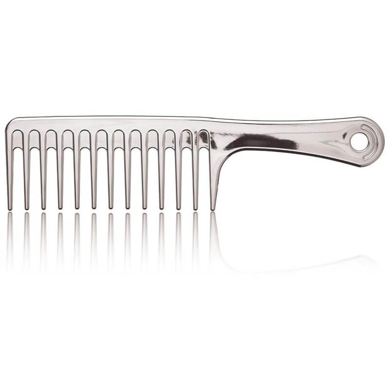 Pente maxi prateado 24,5cm