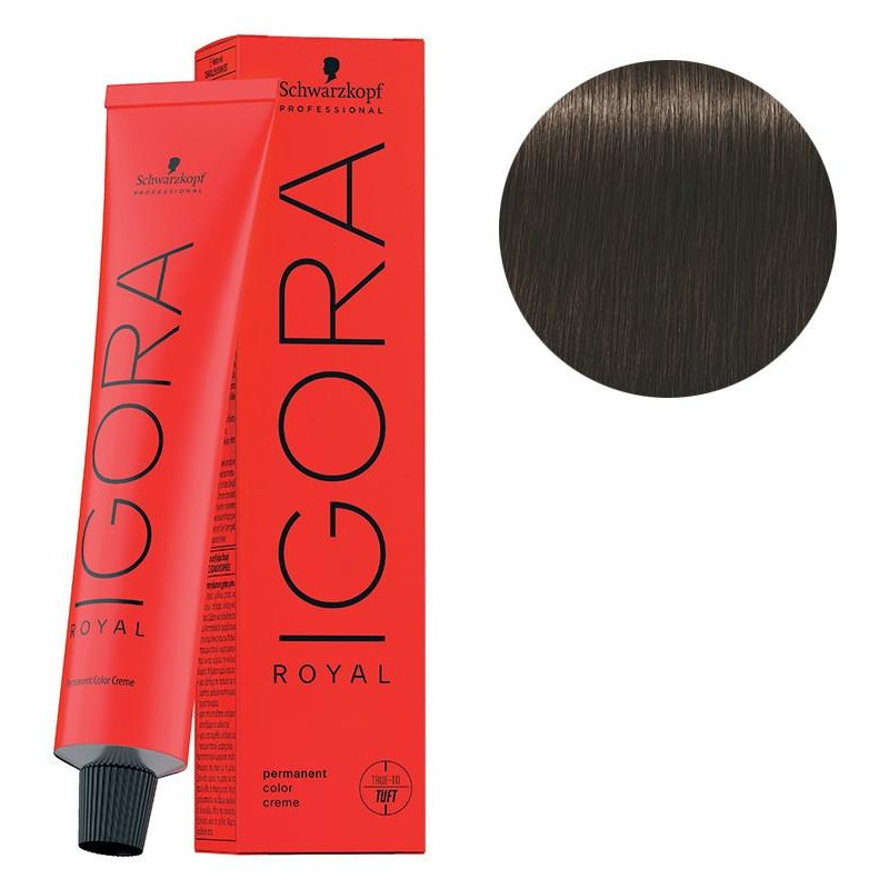 Igora Royal 3-65 oscuro marrón castaño Oro 60 ML