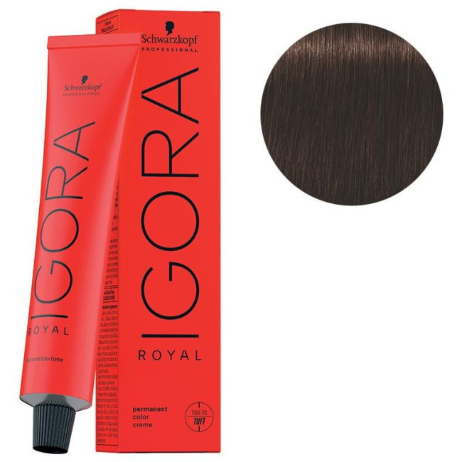 Igora Royal 4-68 castagno medio marrone rosso - 60 ml - 