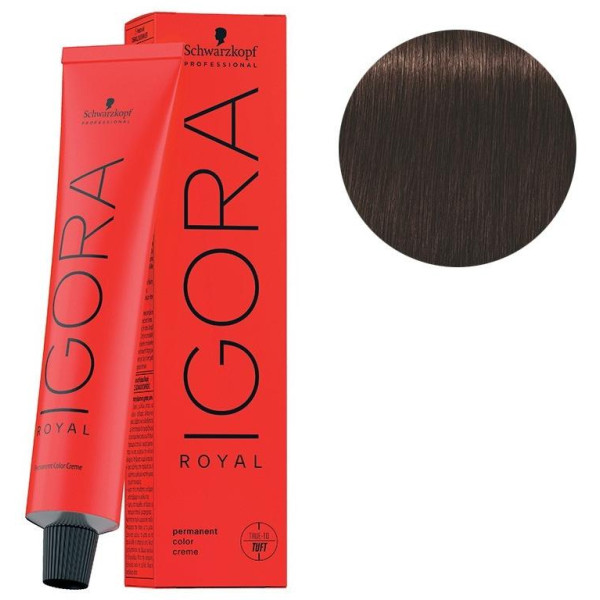 Igora Royal 4 68 Light Brown Medium Brown 60 Ml