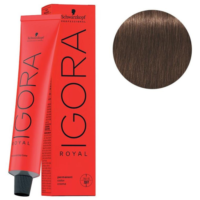 Coloration Igora Royal 6-68 blond foncé marron rouge Schwarzkopf 60ML