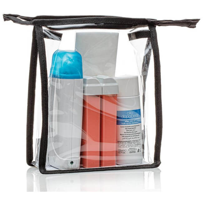 Kit de depilação com cera de rosas