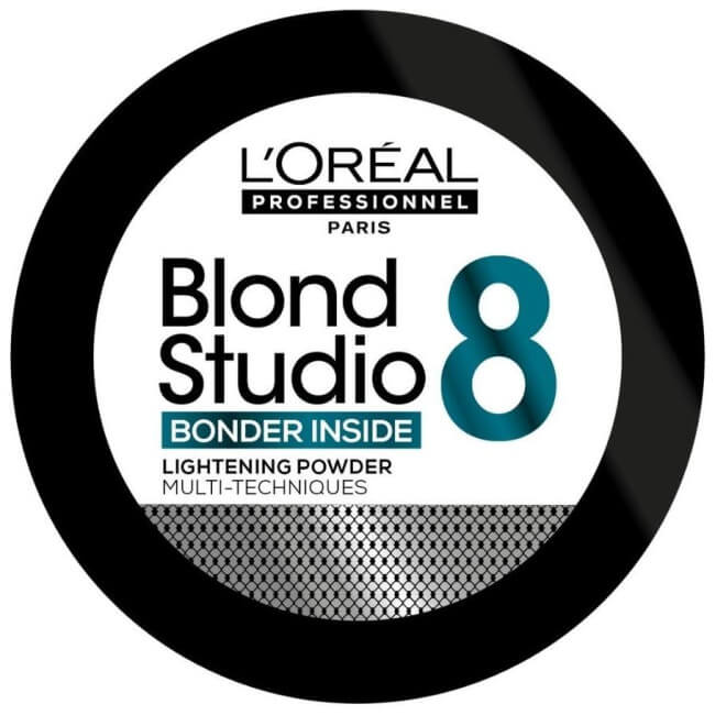 Polvere decolorante 8 toni Bonder integrato Blond Studio L'Oréal Professionnel 500g