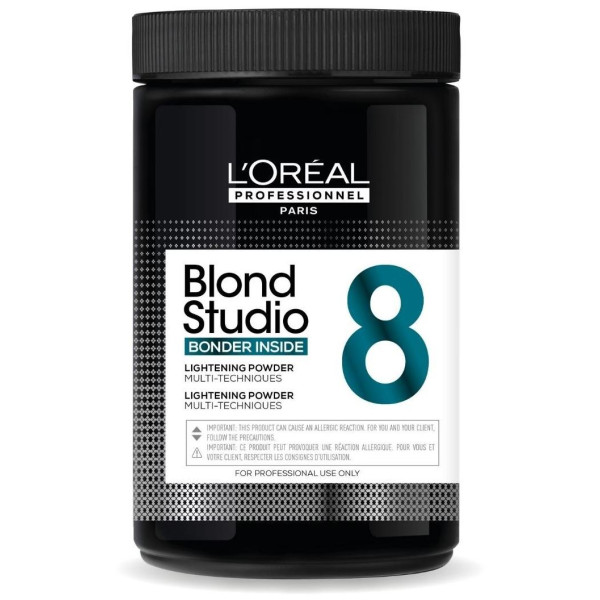 Polvere decolorante 8 toni Bonder integrato Blond Studio L'Oréal Professionnel 500g