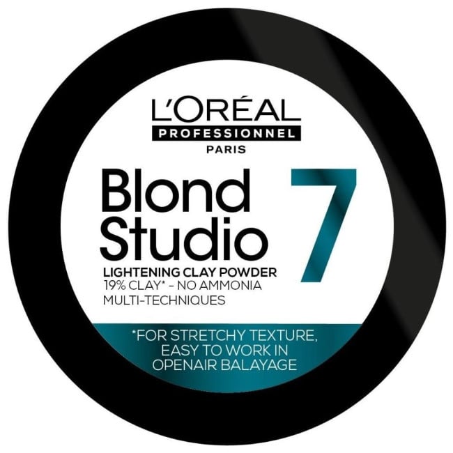 Poudre décolorante 7 tons sans ammoniaque Blond Studio L'Oréal Professionnel 500g