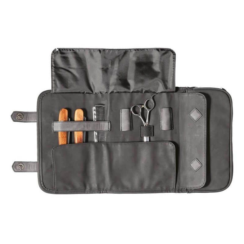 Astuccio da barbiere nero Astuccio da barbiere nero