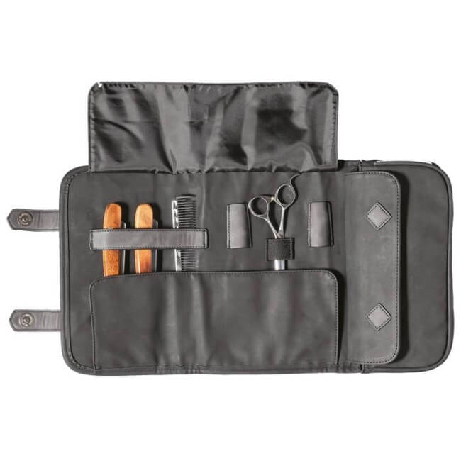 Astuccio da barbiere nero Astuccio da barbiere nero