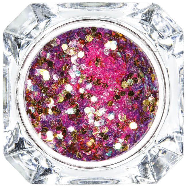 Decorações de unhas com glitter médio Decorações de unhas com glitter médio