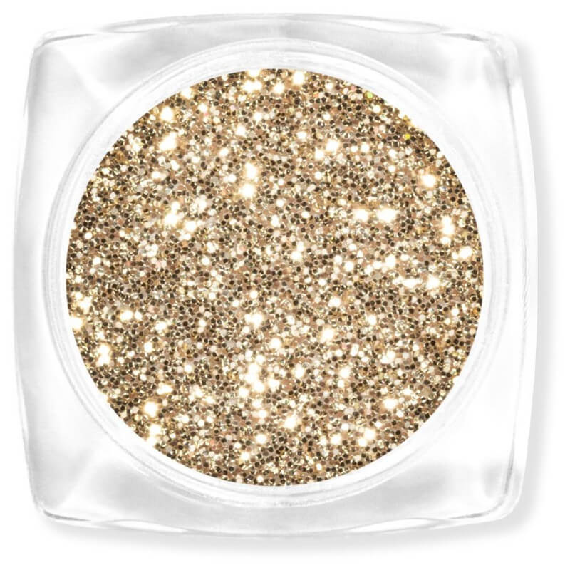 Poudre pailletée Gold Sparkly Glitter MNP 

Translated to German:

Goldener Glitzerglimmerpuder MNP