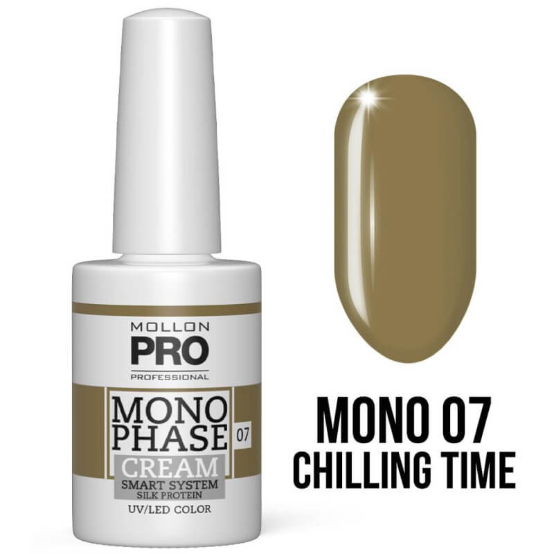 Vernis Monofásico n°7 Tiempo de enfriamiento 5-en-1 n°07 uv/led Mollon Pro 10ML