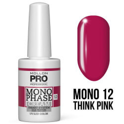 Vernis Monophase n°01 Perfect White 5-en-1 uv/led  Mollon Pro 10ML