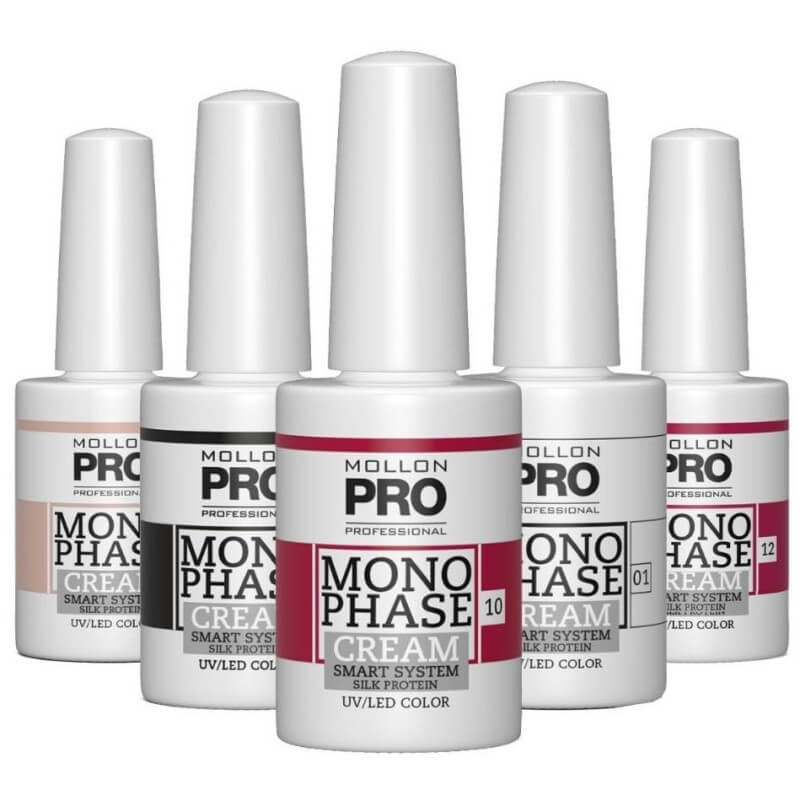 Verniz Monofásico 5-em-1 uv/led Mollon Pro 10ML
