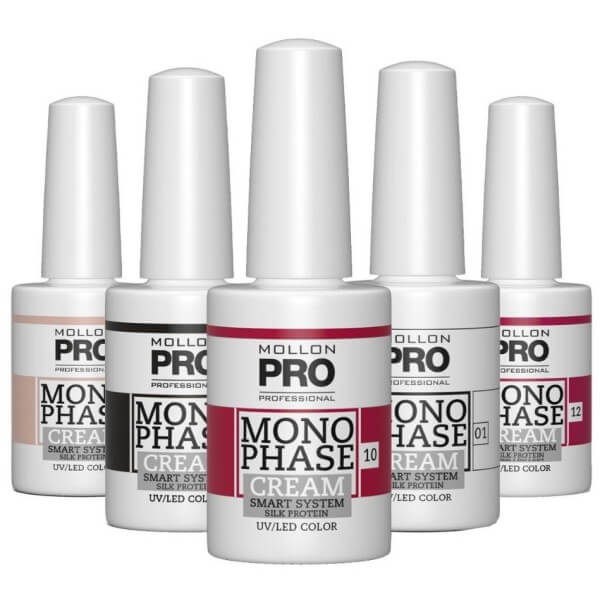 Vernis Monophase 5-in-1 uv/led Mollon Pro 10ML Vernis Monophase 5-in-1 uv/led Mollon Pro 10ML