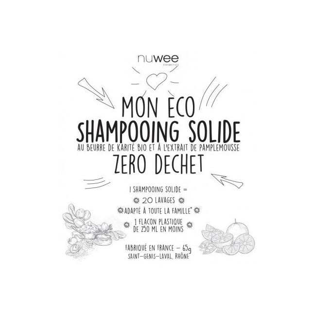 Shampooing solide Mon Eco Zéro Déchet - 65g