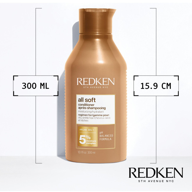 Acondicionador hidratante para cabello seco All Soft Redken 300ML