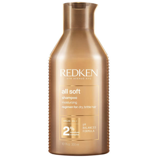 Champú hidratante para cabello seco All Soft Redken 300ML