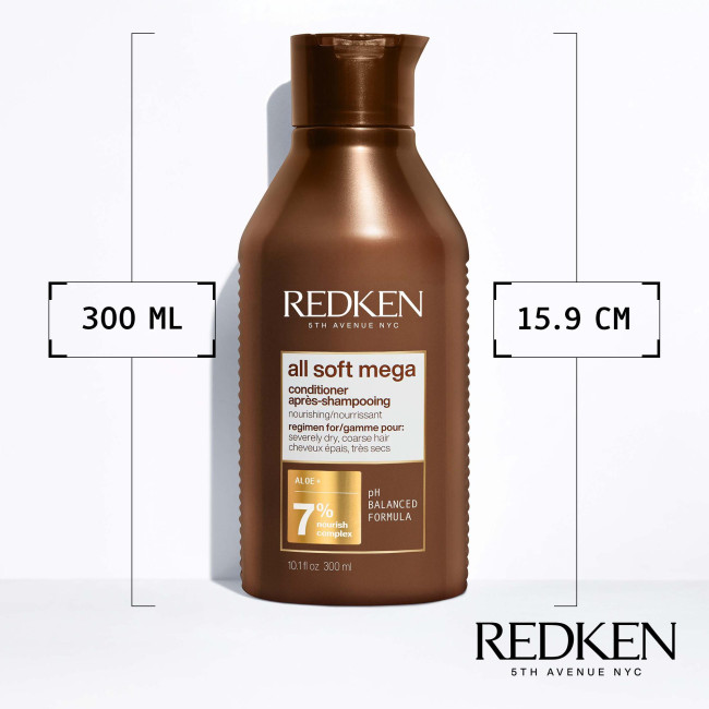 Acondicionador hidratante para cabello muy seco All Soft Mega Redken 300ML